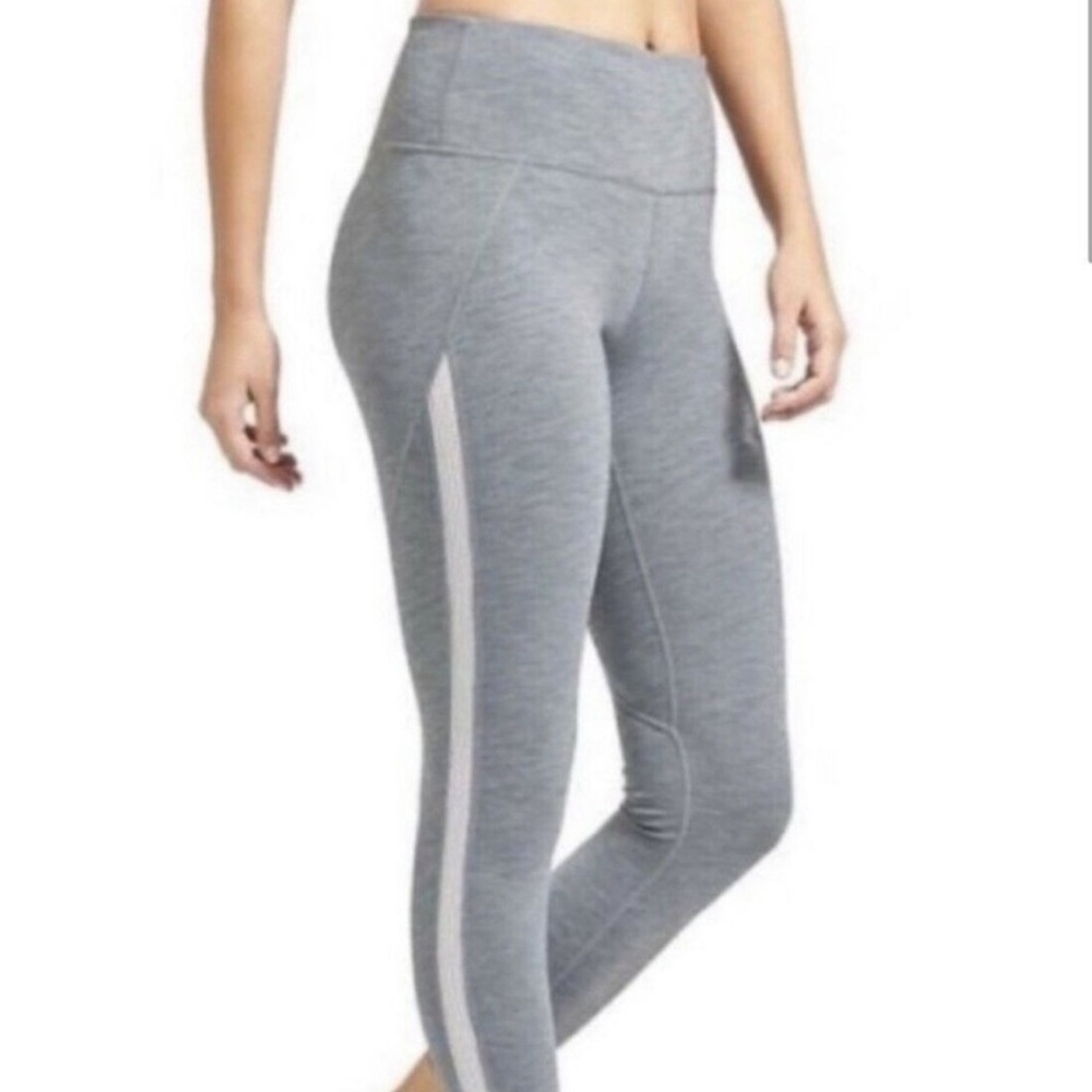 ATHLETA Gray High Rise Chaturanga Leggings Size Small